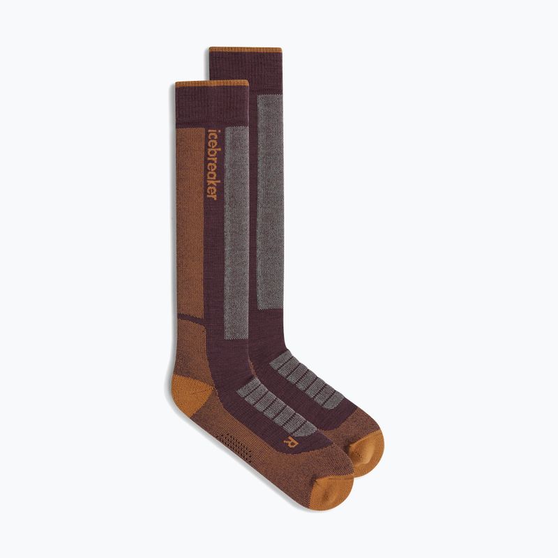 Șosete de schi pentru bărbați Icebreaker Merino Ski+ Medium OTC java/trail/seaglass 2