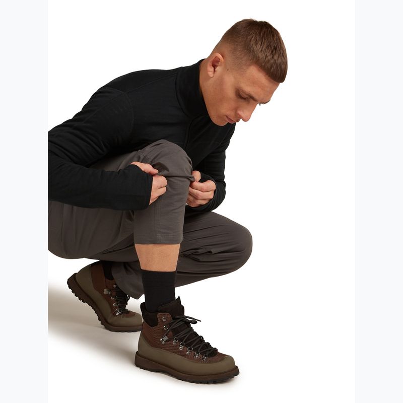 Șosete pentru bărbați icebreaker Merino Hike+ Liner Crew black 5