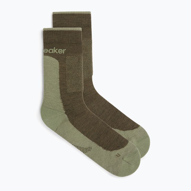 Icebreaker Merino Hike+ Medium Crew șosete pentru bărbați loden/lichen 2