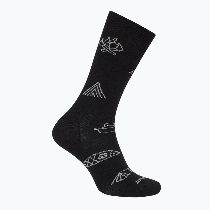 Șosete pentru bărbați icebreaker Merino Ultralight Crew Camp Ess black/alloy