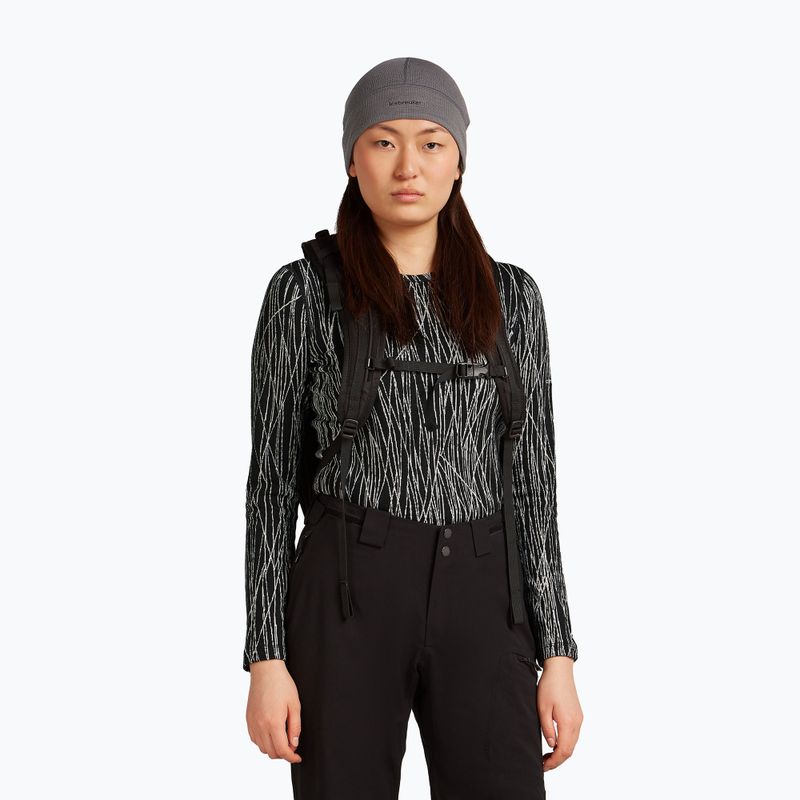 Căciulă de iarnă icebreaker Merino 260 Waffle Reversible Beanie obsidian/negru 5