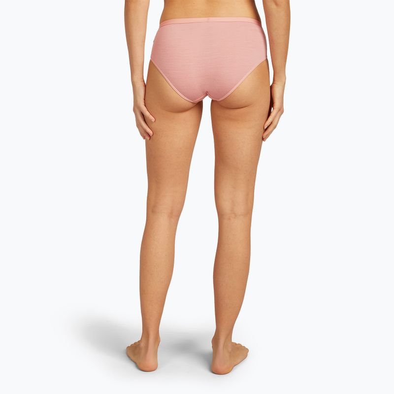 Chiloți termoactivi pentru femei icebreaker Siren Hipkini blush 4