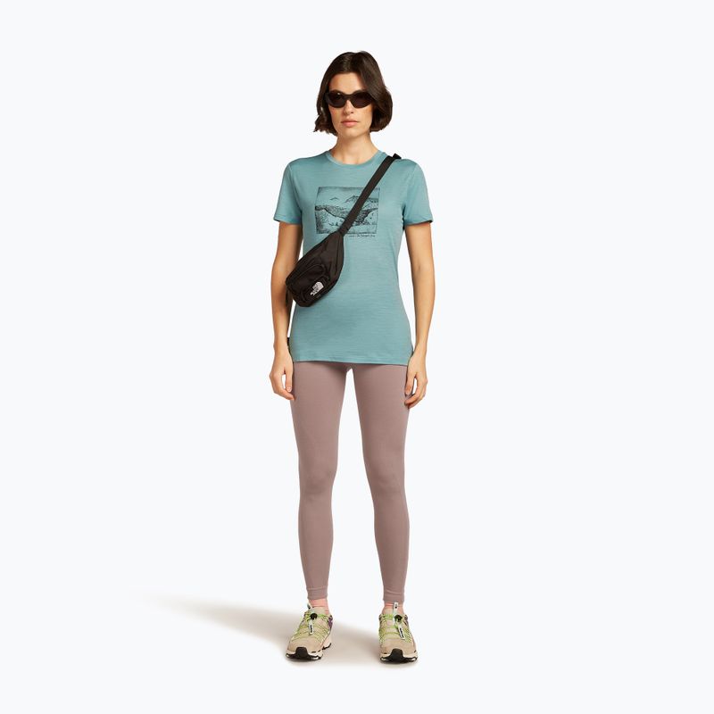 Tricou pentru femei icebreaker Merino 150 Tech Lite Terrain hydro 4