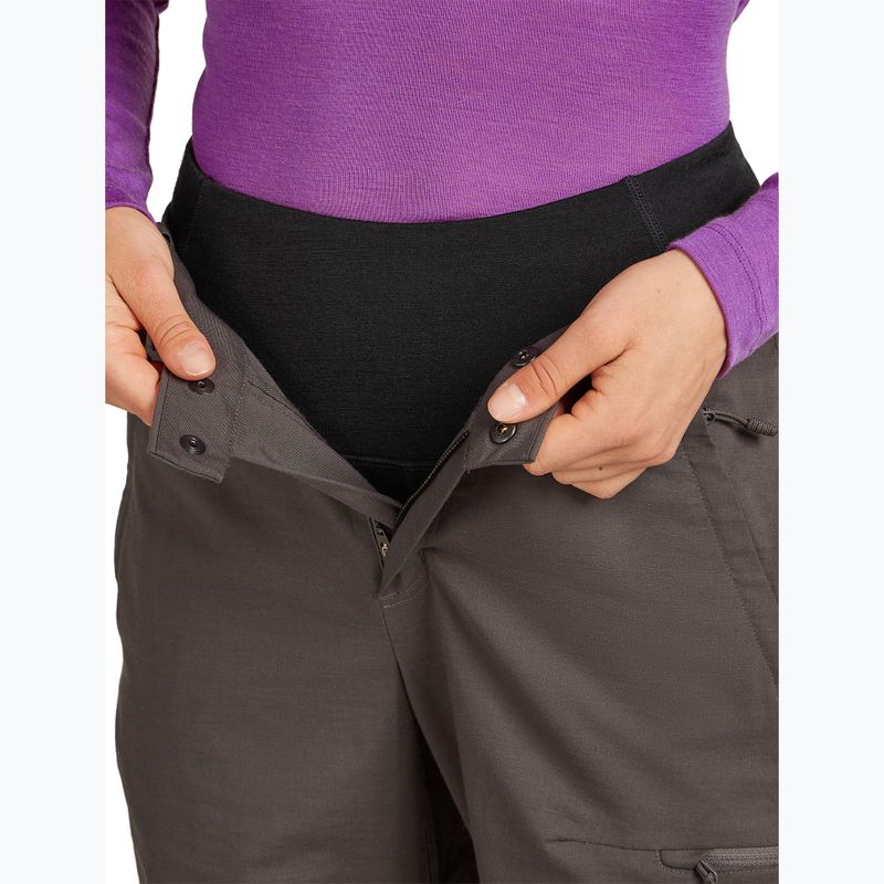 Pantaloni termici pentru femei icebreaker Merino 200 Oasis High Rise black 5