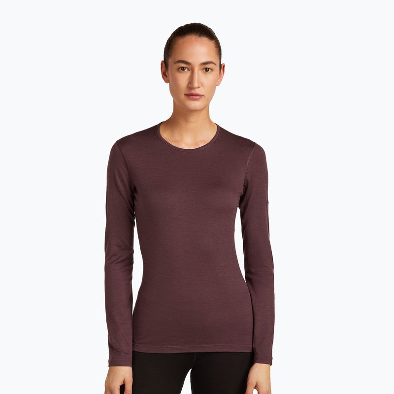 Longsleeve termoactiv pentru femei icebreaker 200 Oasis Crewe java