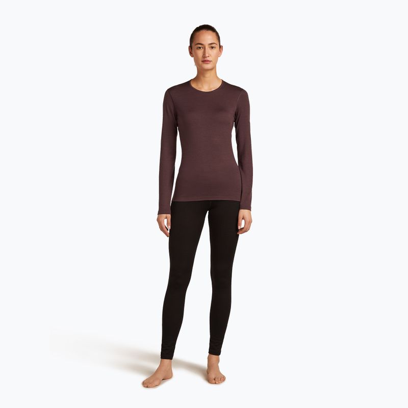 Longsleeve termoactiv pentru femei icebreaker 200 Oasis Crewe java 2