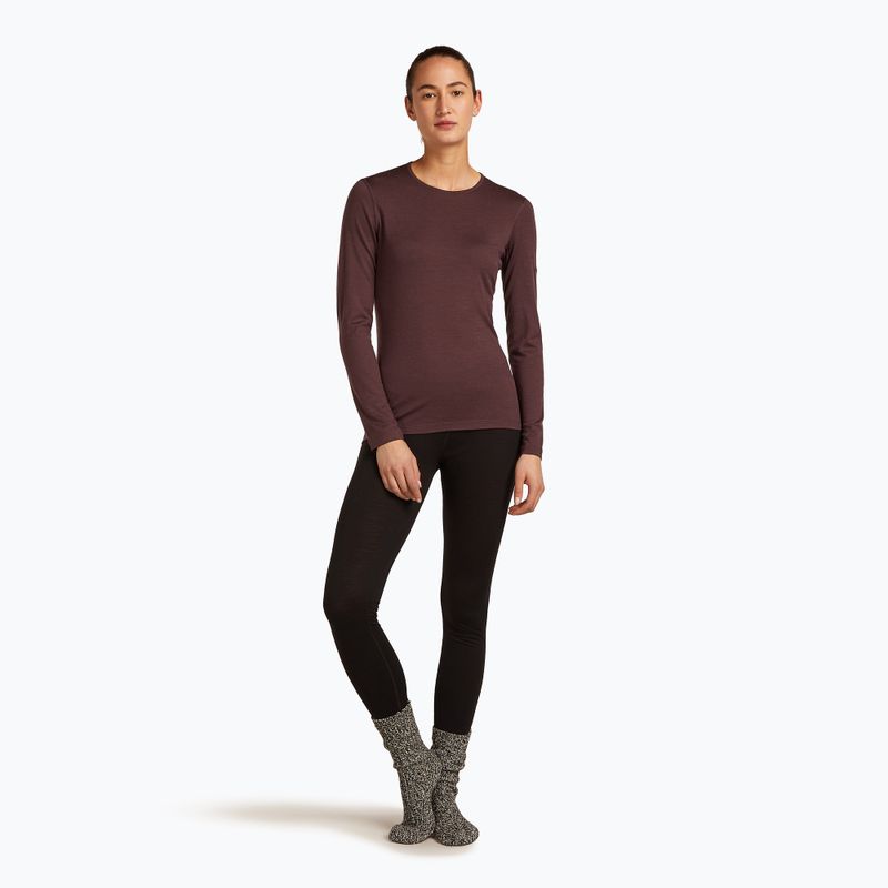 Longsleeve termoactiv pentru femei icebreaker 200 Oasis Crewe java 5