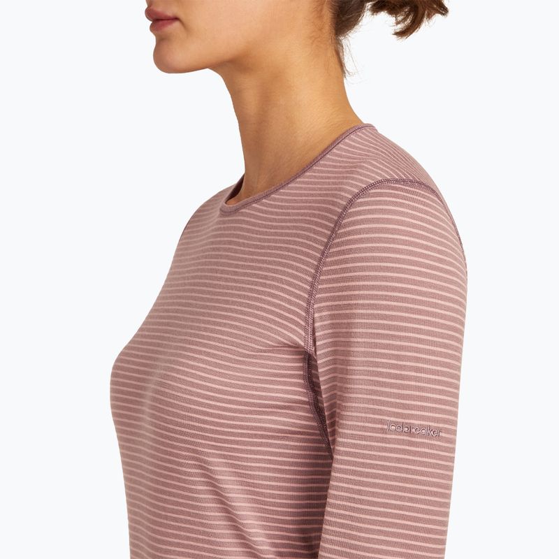 Longsleeve termoactiv pentru femei icebreaker 200 Oasis Crewe summit/blush/s 5