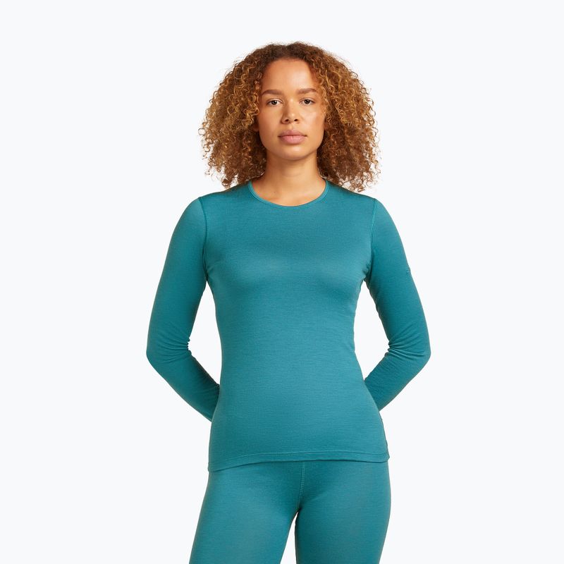 Longsleeve termoactiv pentru femei icebreaker 200 Oasis Crewe topaz