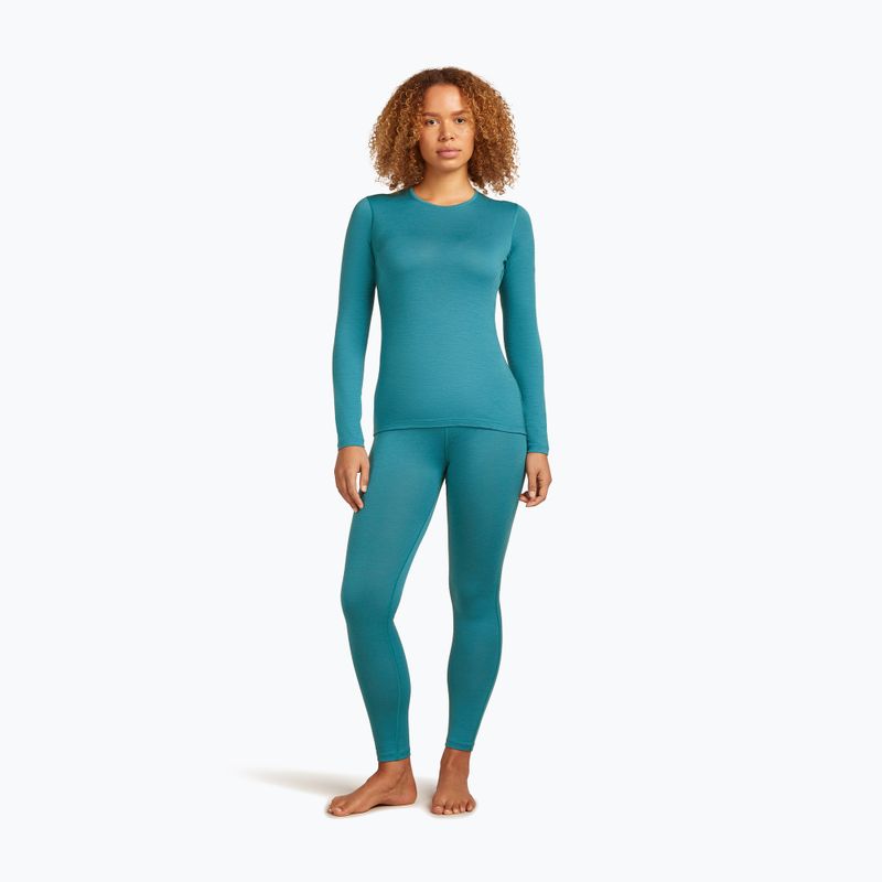 Longsleeve termoactiv pentru femei icebreaker 200 Oasis Crewe topaz 2