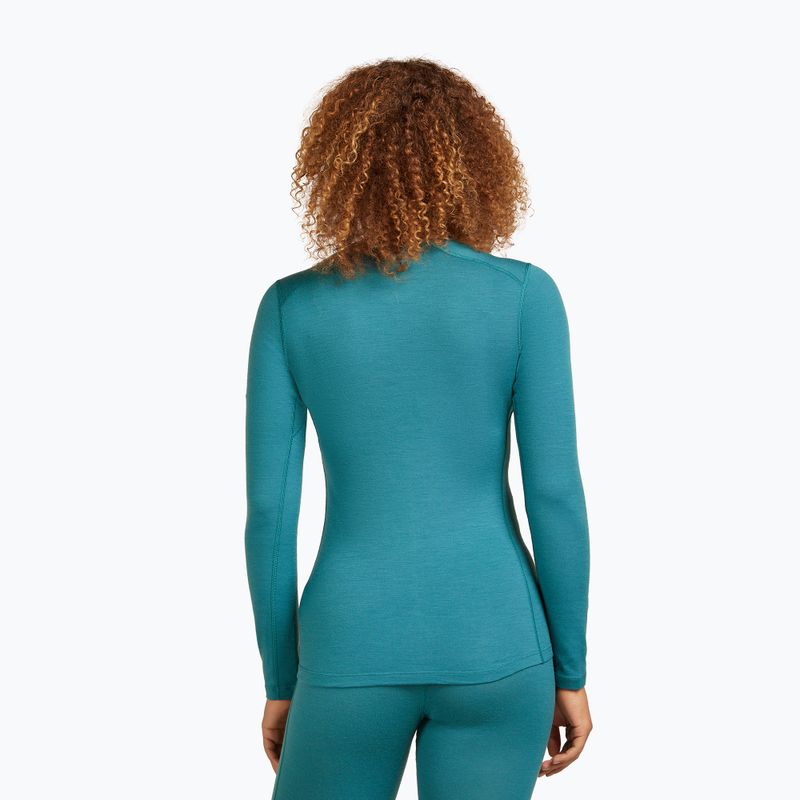 Longsleeve termoactiv pentru femei icebreaker 200 Oasis Crewe topaz 3