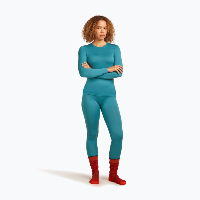 Longsleeve termoactiv pentru femei icebreaker 200 Oasis Crewe topaz 4