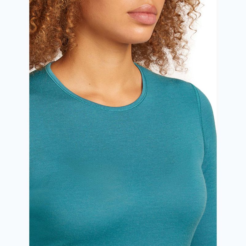 Longsleeve termoactiv pentru femei icebreaker 200 Oasis Crewe topaz 5
