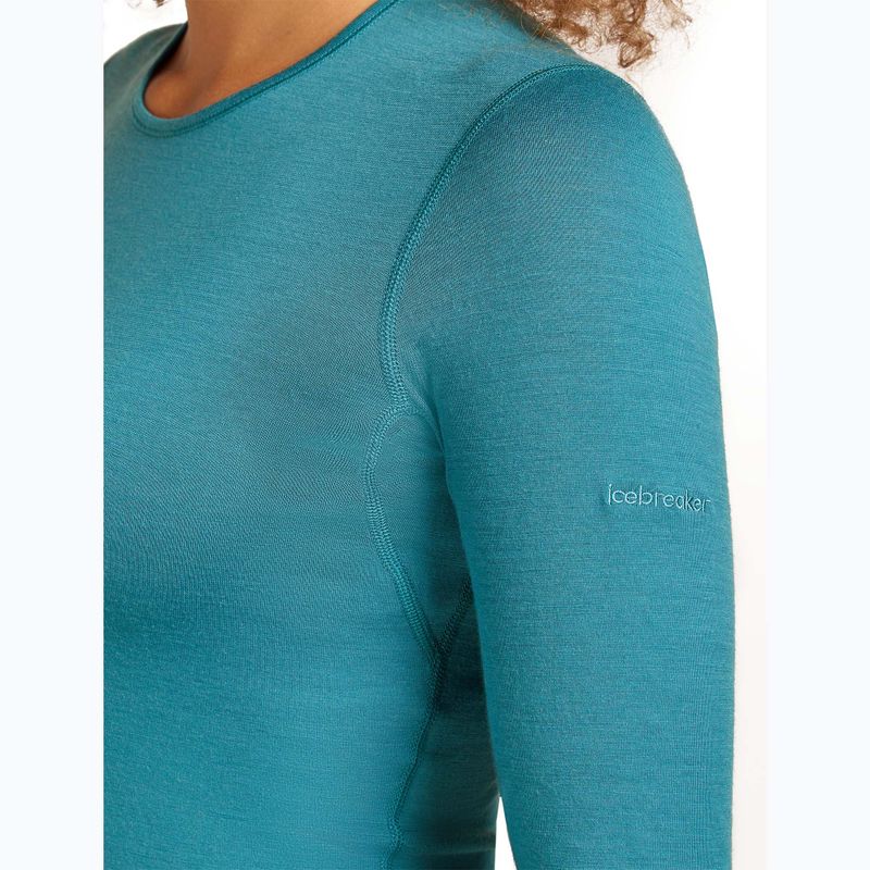 Longsleeve termoactiv pentru femei icebreaker 200 Oasis Crewe topaz 6
