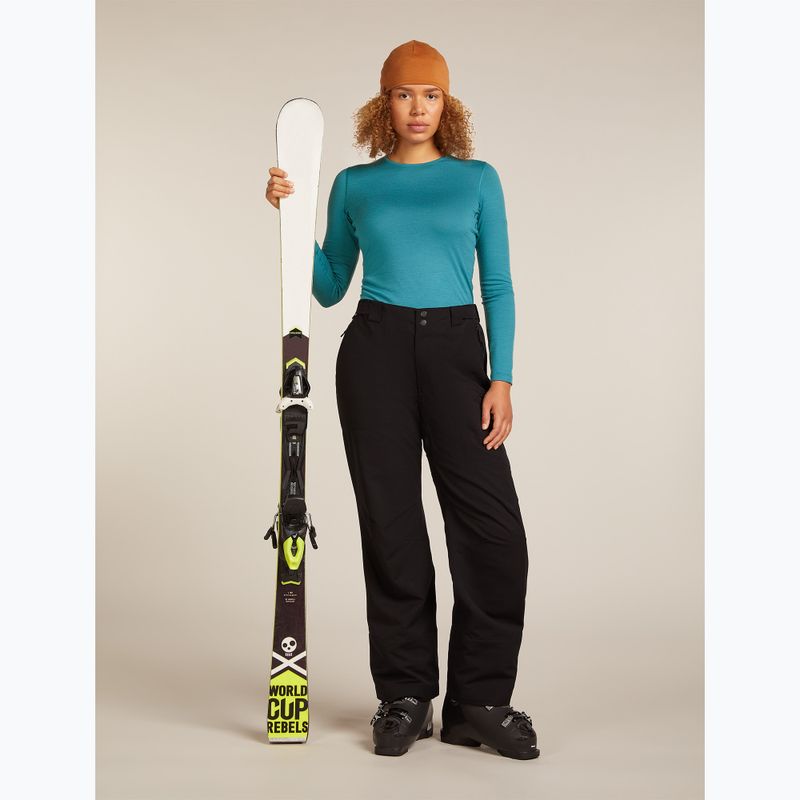 Longsleeve termoactiv pentru femei icebreaker 200 Oasis Crewe topaz 8