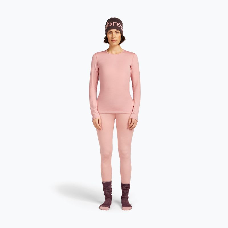 Longsleeve termoactiv pentru femei icebreaker 260 Tech Crewe blush 4