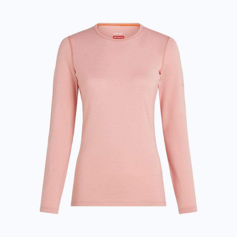 Longsleeve termoactiv pentru femei icebreaker 260 Tech Crewe blush 6