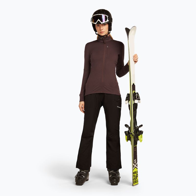 Bluză pentru femei icebreaker Merino 260 Quantum Zip java 4