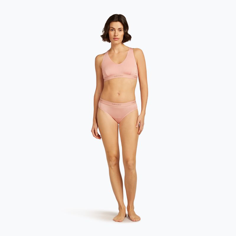 Sutien termoactiv icebreaker Merino 125 Cool-Lite Sprite Racerback blush 3