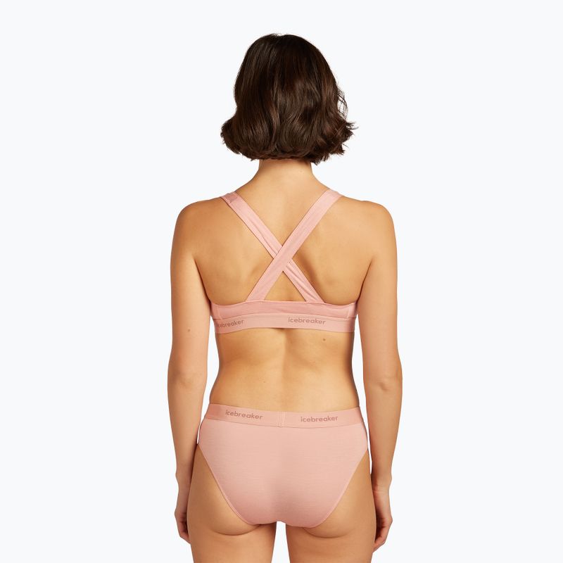Sutien termoactiv icebreaker Merino 125 Cool-Lite Sprite Racerback blush 4