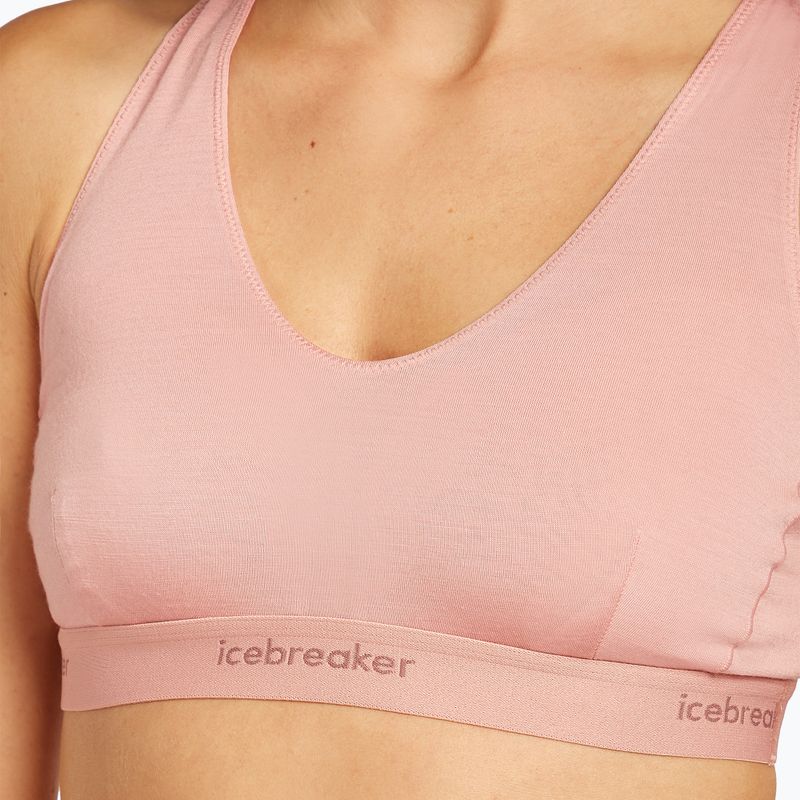 Sutien termoactiv icebreaker Merino 125 Cool-Lite Sprite Racerback blush 6