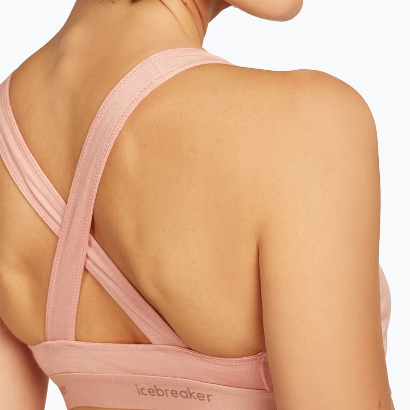 Sutien termoactiv icebreaker Merino 125 Cool-Lite Sprite Racerback blush 7