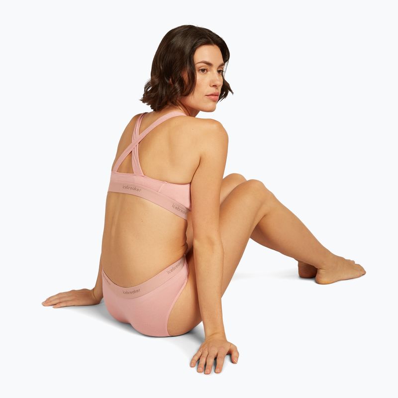 Icebreaker chiloți termici pentru femei Merino 125 Cool-Lite Sprite Hipster blush 8