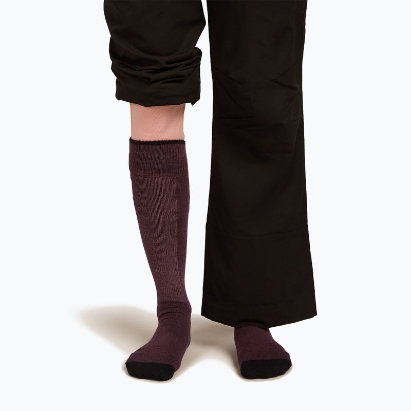 Șosete de schi pentru femei Icebreaker Merino Ski+ Light OTC java/black/summit 3