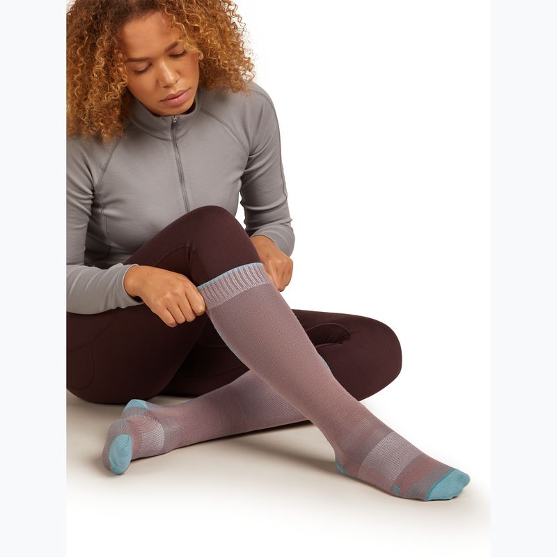 Șosete de schi pentru femei icebreaker Merino Ski+ Ultralight OTC summit/hydro 4