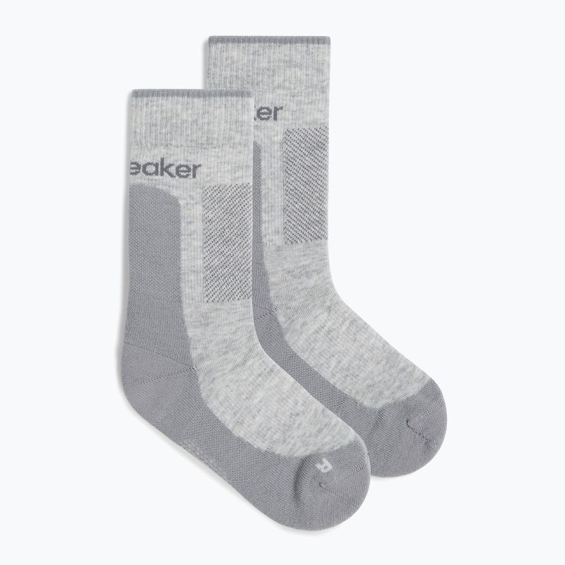Șosete pentru femei icebreaker Merino Hike+ Medium Crew blizzard heather/alloy 2