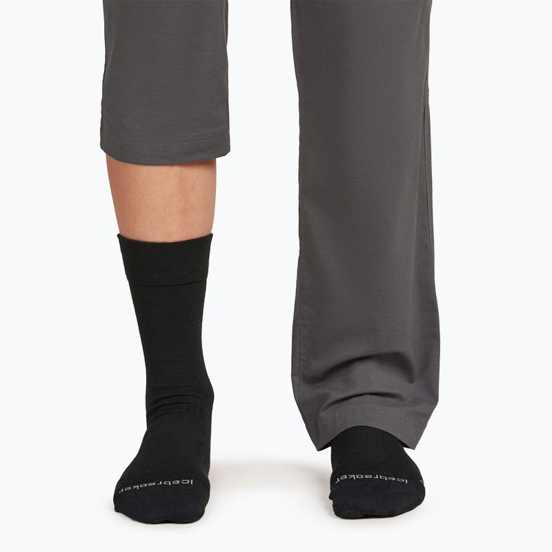 Șosete pentru femei icebreaker Merino Hike+ Liner Crew black 3