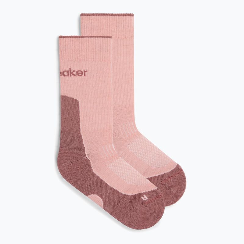 Șosete pentru femei Icebreaker Merino Hike+ Light Crew blush/summit 2