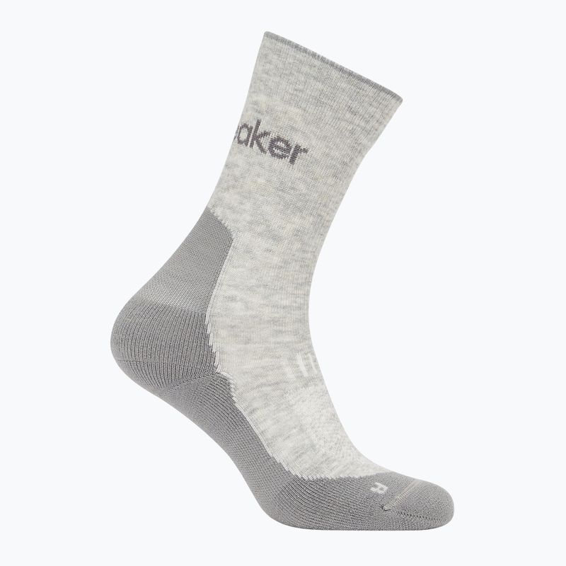 Șosete pentru femei Icebreaker Merino Hike+ Light Crew blizzard heather/alloy