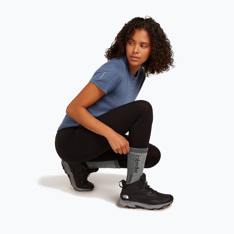 Șosete pentru femei Icebreaker Merino Hike+ Mountaineer Mid Calf jet heather/black 5