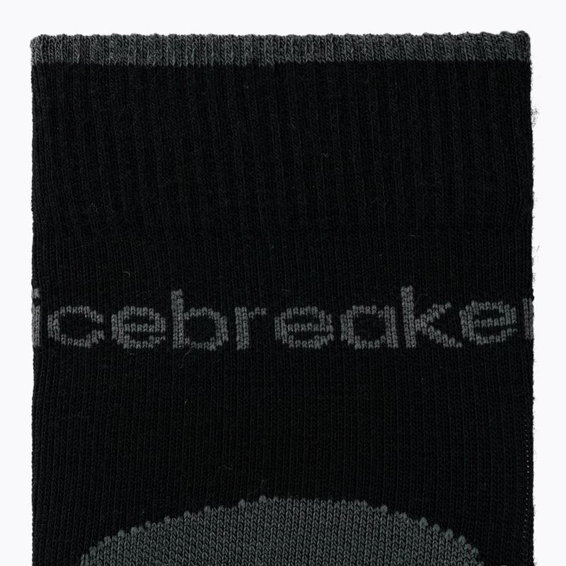 Șosete pentru bărbați icebreaker Merino Hike+ Light Crew 2 perechi black/obsidian 3