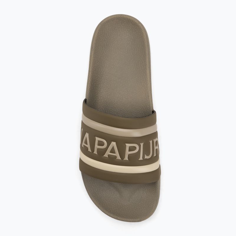 Papuci pentru bărbați Napapijri NP0A4IQV dark olive 2 5