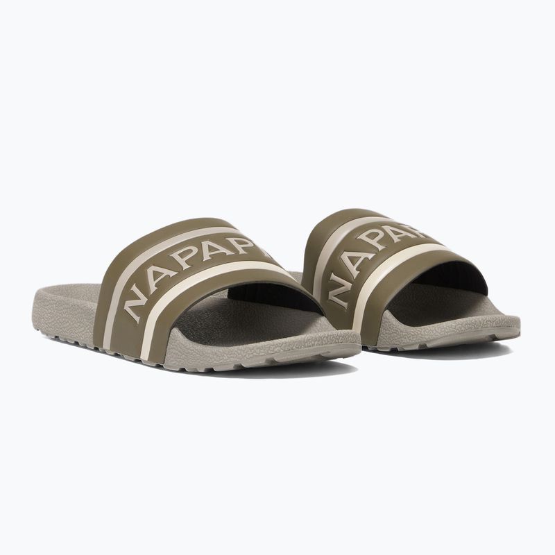 Papuci pentru bărbați Napapijri NP0A4IQV dark olive 2 4