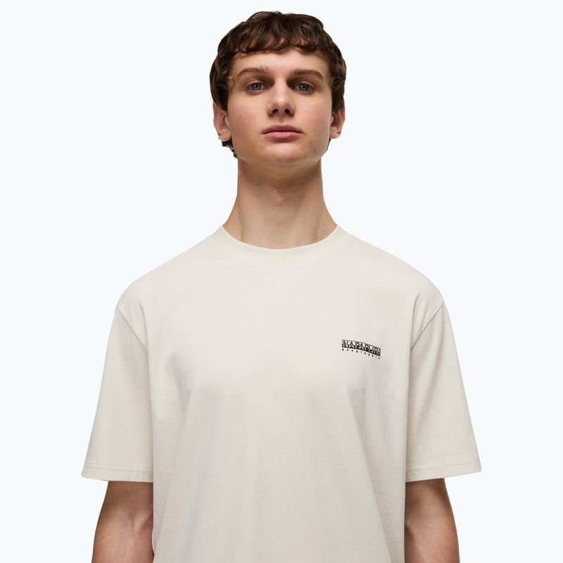 Tricou pentru bărbați Napapijri S-Small Box beige dimity 3
