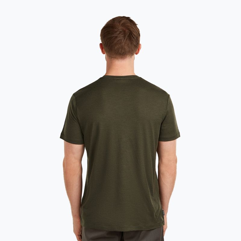 Tricou de trekking pentru bărbați icebreaker Merino 150 Tech Lite III dark loden 3