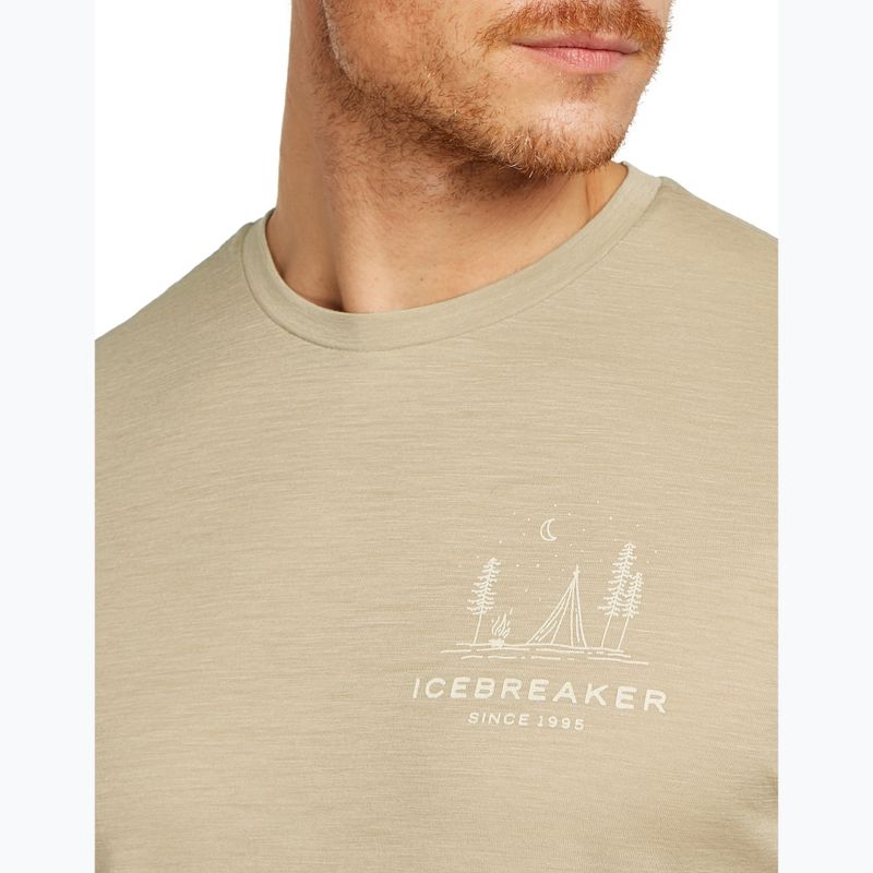 Tricou pentru bărbați icebreaker Merino 150 Tech Lite Peaceful Pass Tee flagstone 5