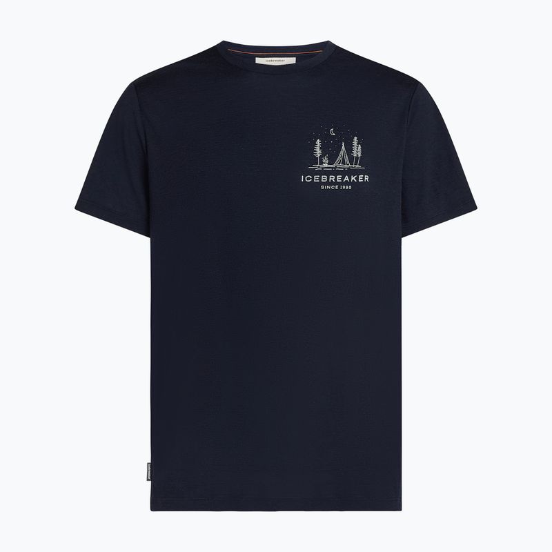 Tricou pentru bărbați icebreaker Merino 150 Tech Lite Peaceful Pass Tee midnight navy 7