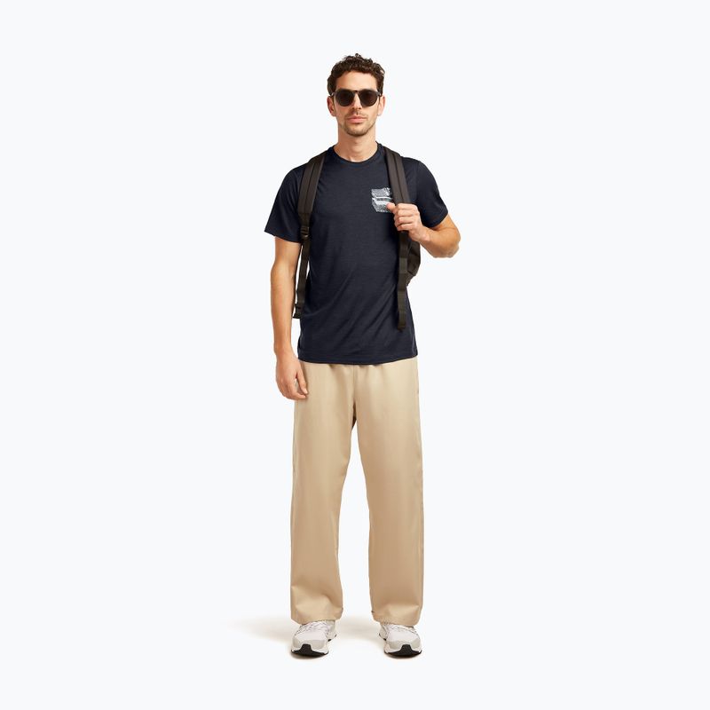 Tricou pentru bărbați icebreaker Merino 150 Tech Lite Evolving Lay Tee midnight navy 4