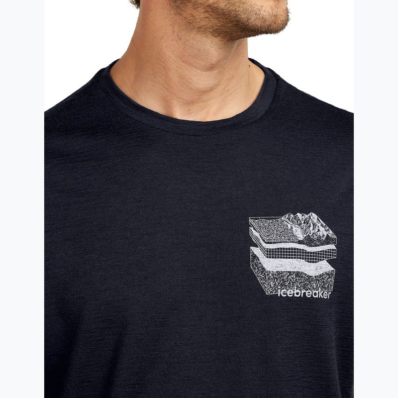 Tricou pentru bărbați icebreaker Merino 150 Tech Lite Evolving Lay Tee midnight navy 5