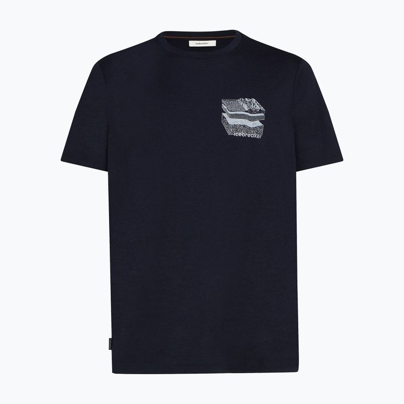 Tricou pentru bărbați icebreaker Merino 150 Tech Lite Evolving Lay Tee midnight navy 7