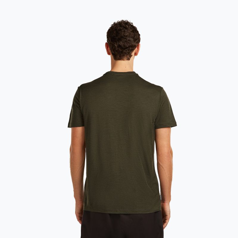 Tricou pentru bărbați icebreaker Merino 150 Tech Lite Transportage Tee dark loden 3
