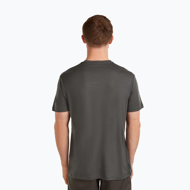 Tricou pentru bărbați icebreaker Merino 150 Tech Lite The Peaks obsigian 3
