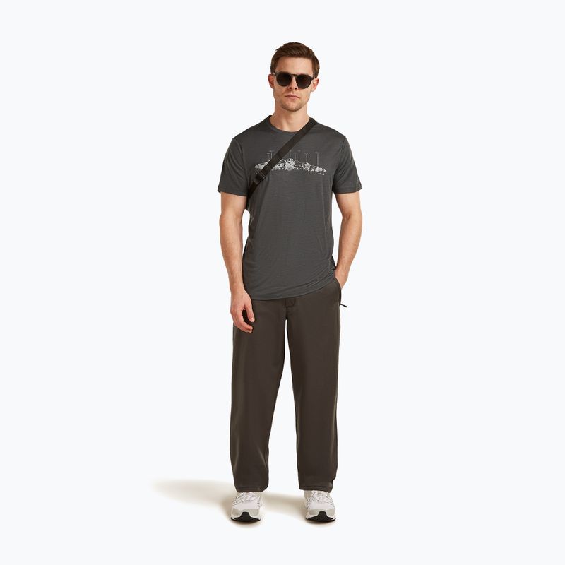 Tricou pentru bărbați icebreaker Merino 150 Tech Lite The Peaks obsigian 4