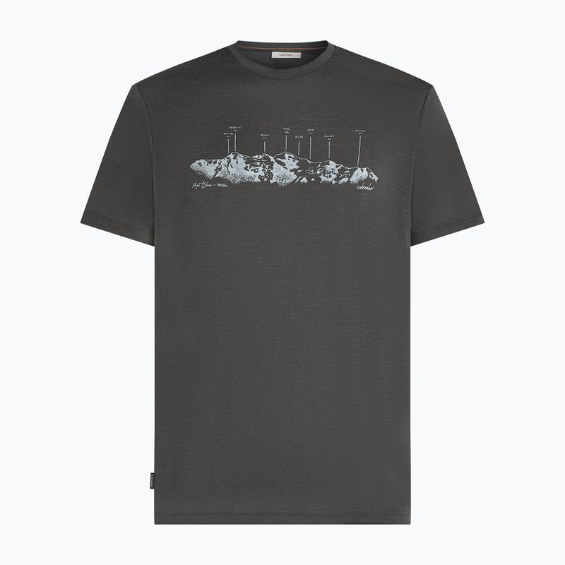 Tricou pentru bărbați icebreaker Merino 150 Tech Lite The Peaks obsigian 7