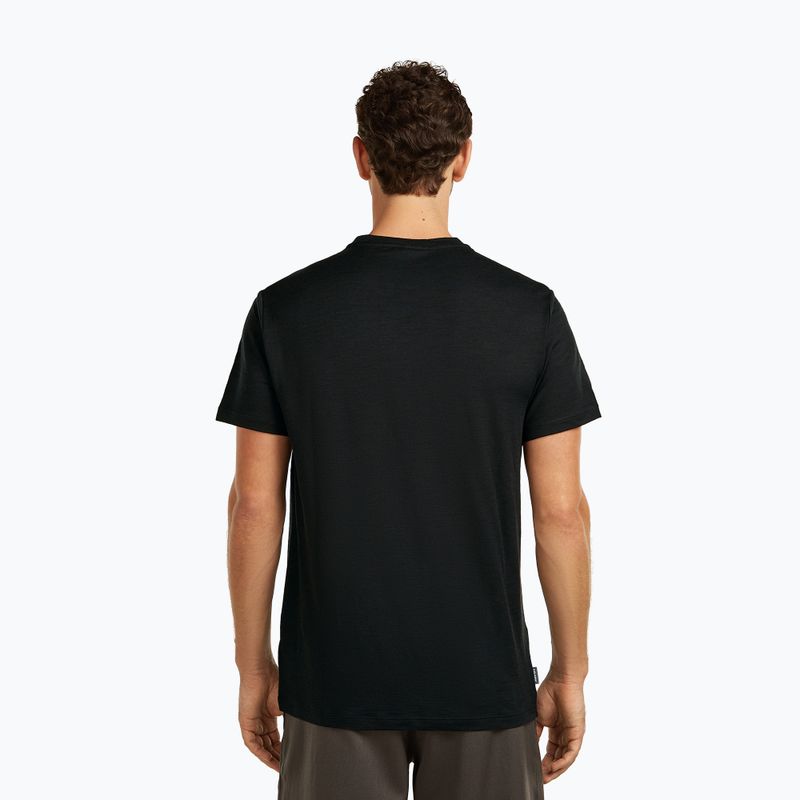Tricou pentru bărbați icebreaker Merino 150 Tech Lite Transportage Tee black 3