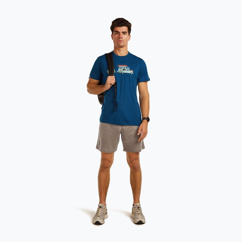 Tricou pentru bărbați icebreaker Merino 150 Tech Lite Transportage Tee atlantis 4